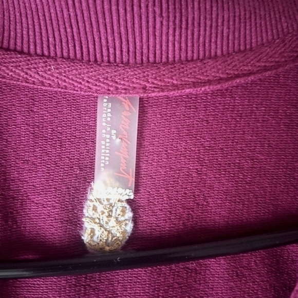 NWT- Free People Movement Quinn Snap Cardigan Sweatshirt - Picture 7 of 12